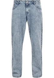 URBAN CLASSICS Funktionshose Loose Fit Jeans Hellblau/Blau/Grau