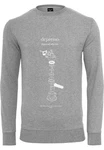 MT Upscale Rundhalspullover Depresso Crewneck Grau/Lila/Dunkelgrau/Beige