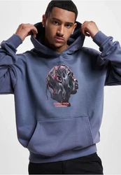 Upscale by Mister Tee Kapuzenpullover Flying High Heavy Oversize Hoodie Rot/Grau/Dunkelblau/Blau