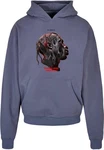Upscale by Mister Tee Kapuzenpullover Flying High Heavy Oversize Hoodie Rot/Grau/Dunkelblau/Blau