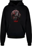 Upscale by Mister Tee Kapuzenpullover Flying High Heavy Oversize Hoodie Schwarz/Rot/Grün