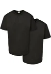 Urban Classics Herren Organic Basic Tee 2-Pack Schwarz