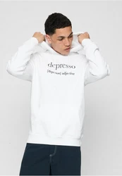 Mister Tee Kapuzenpullover Depresso Hoody Braun/Grau/Dunkelrot/Rot/Gelb
