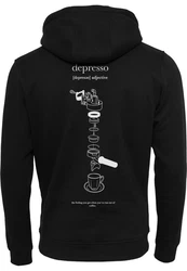 Mister Tee Kapuzenpullover Depresso Hoody Schwarz/Rot/Dunkelrot/Lila/Braun/Rosa