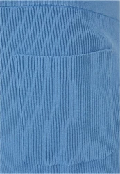 URBAN CLASSICS Shorts Herren Ribbed Shorts Hellblau/Blau/Grau