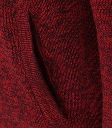 Redmond Strickjacke Uni Dunkelrot/Bordeaux/Rot