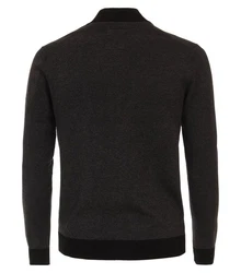 Redmond Strickjacke Dunkelgrau/Schwarz/Grau