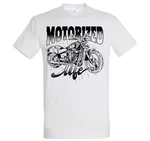 Youth Designz T-Shirt Motorized life Herren Shirt Weiß/Beige/Creme/Grau