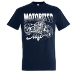 Youth Designz T-Shirt Motorized life Herren Shirt Dunkelblau/Blau