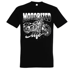 Youth Designz T-Shirt Motorized life Herren Shirt Rot/Weiß/Braun/Schwarz