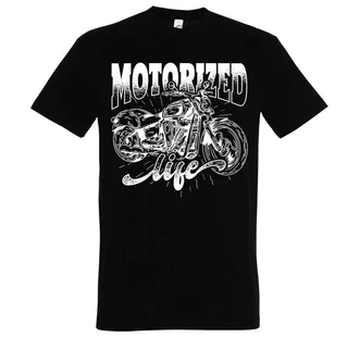 Youth Designz T-Shirt Motorized life Herren Shirt Rot/Weiß/Braun/Schwarz