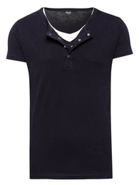 T-Shirt V-Neck Double Layer T-Shirt Pete (Packung) V-Neck Double Layer T-Shirt Pete