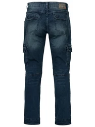 Timezone Cargohose BenTZ Hellblau/Dunkelblau/Blau/Grün