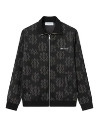Sweatjacke Trainingsjacke mit aufflligem Ornamentmuster