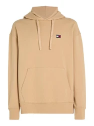 Tommy Jeans Kapuzensweatshirt TJM RLX BADGE HOODIE Khaki/Braun/Beige