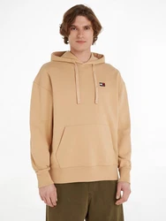 Tommy Jeans Kapuzensweatshirt TJM RLX BADGE HOODIE Khaki/Braun/Beige