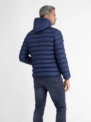 LERROS Steppjacke Steppblouson mit Kapuze Dunkelblau/Blau