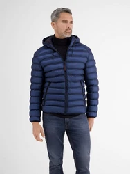 LERROS Steppjacke Steppblouson mit Kapuze Dunkelblau/Blau