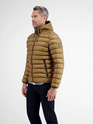 LERROS Steppjacke Steppblouson mit Kapuze Braun/Beige