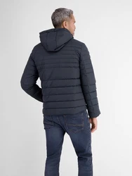 LERROS Steppjacke mit abnehmbarer Kapuze Dunkelblau/Hellblau/Blau