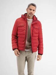 LERROS Steppjacke mit abnehmbarer Kapuze Rot/Dunkelrot