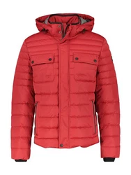 LERROS Steppjacke mit abnehmbarer Kapuze Rot/Dunkelrot