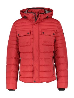LERROS Steppjacke mit abnehmbarer Kapuze Rot/Dunkelrot
