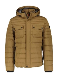 LERROS Steppjacke mit abnehmbarer Kapuze Braun/Beige/Khaki