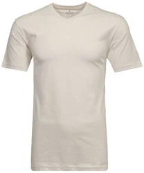 RAGMAN T-Shirt Khaki/Beige/Weiß/Braun