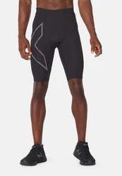 2xU Laufshorts Light Speed Compression Schwarz/Grün