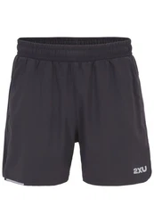 2xU Laufshorts Aero 5 Inch (1-tlg) Schwarz/Dunkelblau