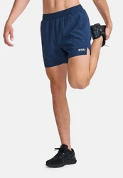 2xU Laufshorts Aero 5 Inch (1-tlg) Dunkelblau/Blau