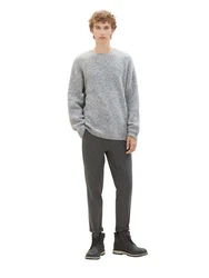 TOM TAILOR DENIM Hose Grau/Hellgrau/Dunkelgrau