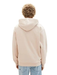 TOM TAILOR Denim Hoodie FULLZIP Rosa/Beige/Braun/Hellblau