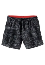 Badeshorts mit modernem Print