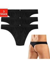 H.I.S String Packung aus weichem Baumwoll-Stretch 