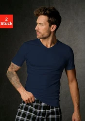 H.I.S Unterziehshirt  Dunkelblau/Blau