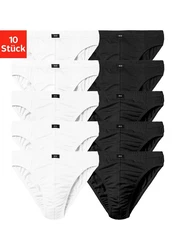 H.I.S Slip Männer Unterhose (Packung, 10-St) in Unifarben Unifarben