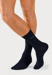 H.I.S Socken 4-Paar mit druckfreiem Bndchen Schwarz/Dunkelgrau