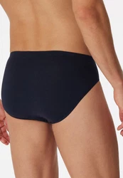 Schiesser Minislip Essentials Dunkelblau/Blau