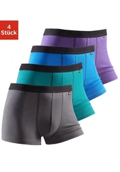 Buffalo Boxer Herren mit schwarzem Webbund grn/blau/lila/dunkelgrau