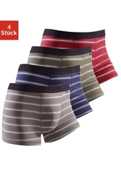 Buffalo Boxer Herren mit schwarzem Webbund olivgrn/gestreift/blau/gestreift/bordeaux/gestreift/grau/gestreift