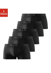 H.I.S Hipster Boxershorts am Webbund mit Logoschriftzug 