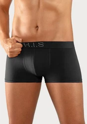 H.I.S Hipster Boxershorts am Webbund mit Logoschriftzug 