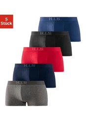 H.I.S Hipster Boxershorts am Webbund mit Logoschriftzug 