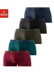 H.I.S Hipster Boxershorts am Webbund mit Logoschriftzug 