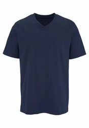 H.I.S Unterziehshirt mit V-Ausschnitt  Dunkelblau/Blau