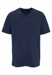 H.I.S Unterziehshirt mit V-Ausschnitt  Dunkelblau/Blau