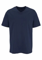 H.I.S Unterziehshirt mit V-Ausschnitt  Dunkelblau/Blau