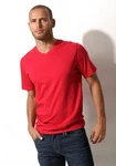 H.I.S Unterziehshirt mit V-Ausschnitt  Dunkelrot/Rot